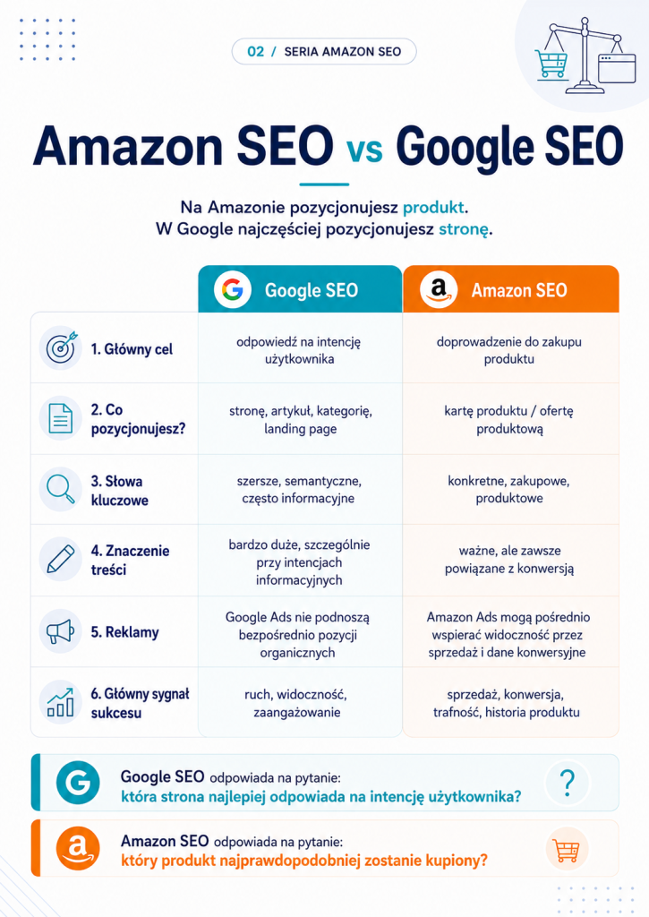 amazon seo vs google seo